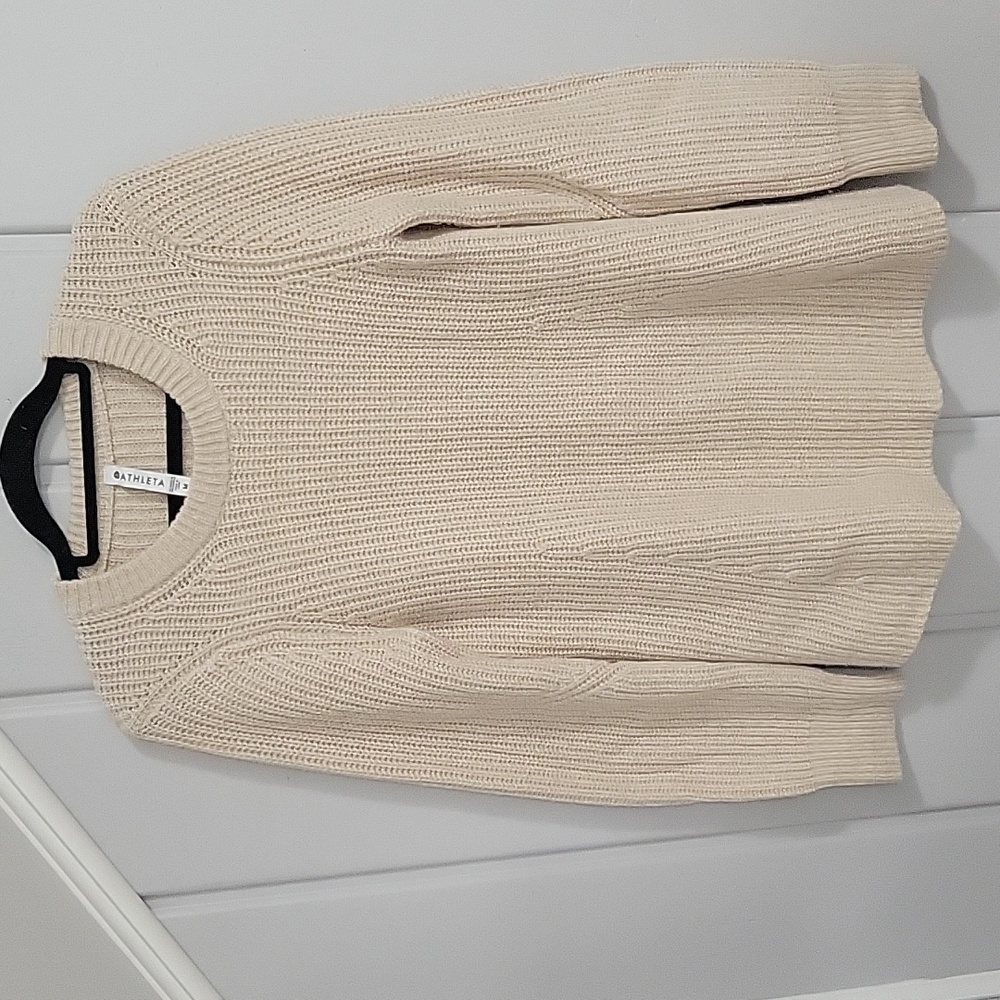 Athleta Sierra Crewneck Knit Sweater